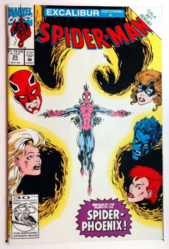 Spider-Man #25 (NM-, 1992) 1st App Spider-Phoenix