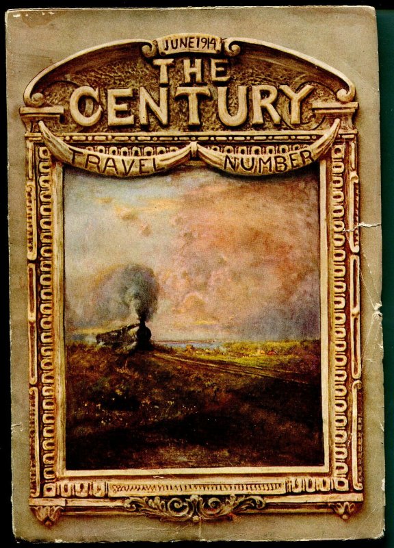 Century Magazine 6/1914-historic-pulp format-unique art & features-travel-VG