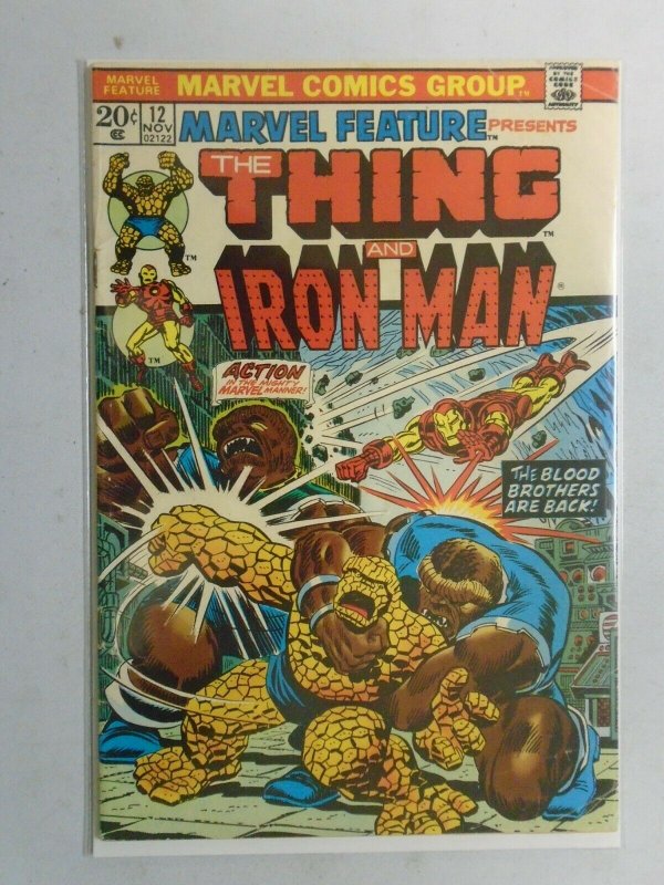Marvel Feature #12 Thing and Iron Man 4.0 VG (1973 1st Series)