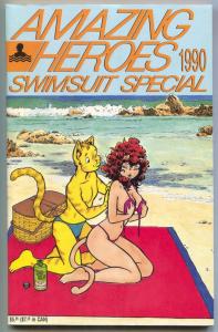 AMAZING HEROES Swimsuit Special 1990 - Omaha cover - NM