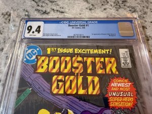 Booster Gold # 1 CGC Graded 9.4 DC Comic Book 1986 1st Appearance JH23
