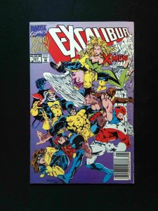 Excalibur XX  Crossing #1  MARVEL Comics 1992 VF+ NEWSSTAND