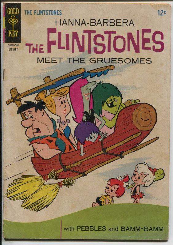 Flintstones #24 1965-Hanna-Babrbera TV cartoon series-Pebbles-Bamm-Bamm-VG 