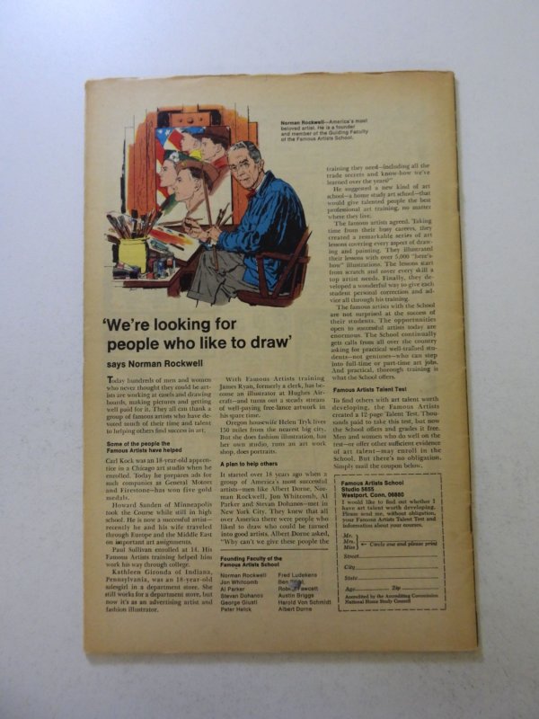 Captain America #100 (1968) Fair condition pieces missing from two ad pages