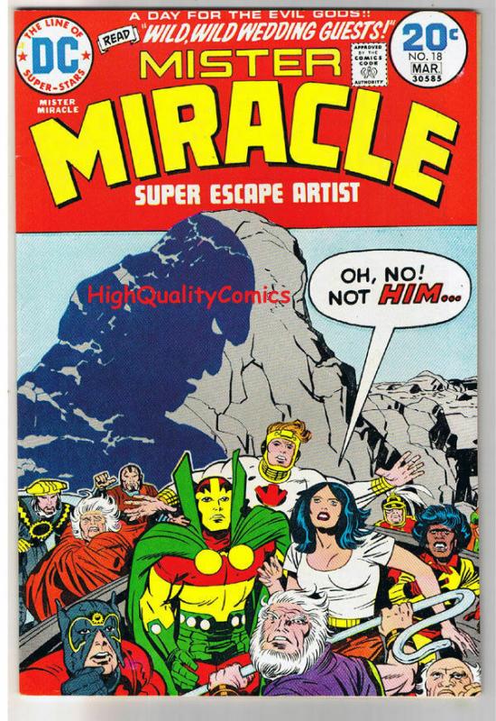 MISTER MIRACLE #18, VF-, Jack Kirby, New Gods, 1971, more JK in store