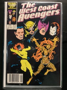 West Coast Avengers #16 Newsstand Edition (1987)