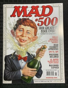 2009 MAD Magazine #500 VF 8.0 Alfred E Neuman / Spy vs Spy / Al Jaffee