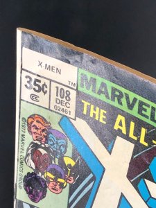 The X-Men #108 (1977) First John Byrne Artwork on the X-Men Title