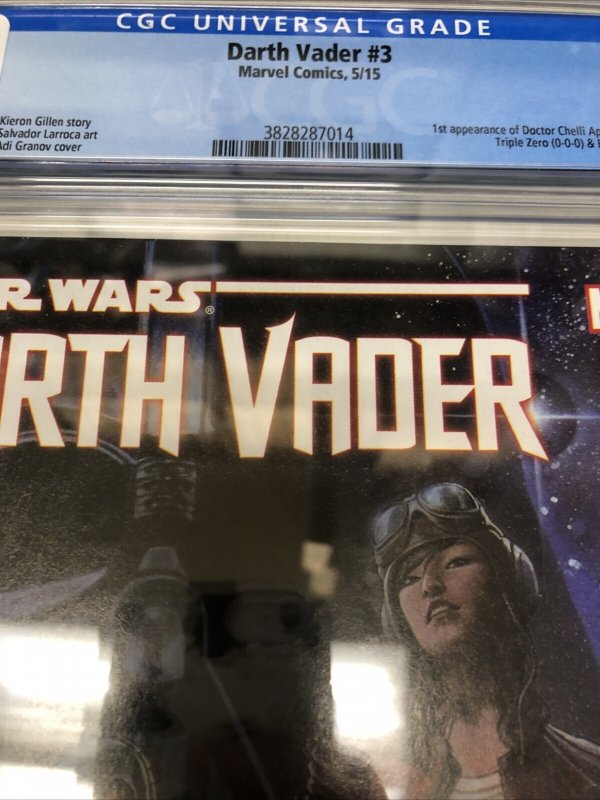 Star Wars: Darth Vader (2015) # 3 (CGC 9.6) Marvel Comics • Keron Gillen •Granov