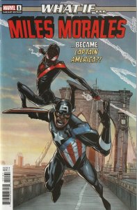 What If? Miles Morales Became Captain America # 1 Ramos 1:25 Variant Marvel [E8]