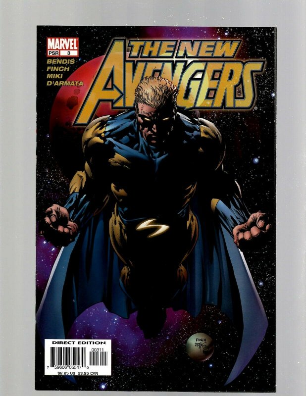 12 New Avengers Marvel Comic Books # 1 2 3 4 5 6 7 8 9 10 12 + Annual # 1 HY5