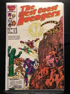 West Coast Avengers #17 Direct Edition (1987)