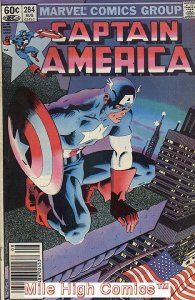 CAPTAIN AMERICA  (1968 Series)  (MARVEL) #284 NEWSSTAND Very Good Comics Book