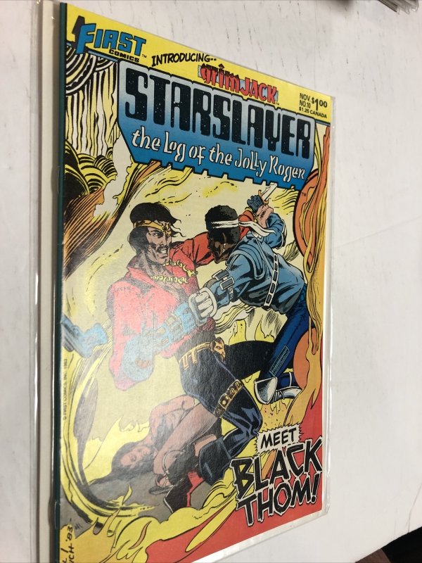 Starslayer #10 (VF/NM) 1st Grimjack App First Comics 1983 Russo Movie RARE