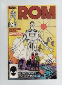 ROM #75 - Final Issue - (Grade 9.2) 1986