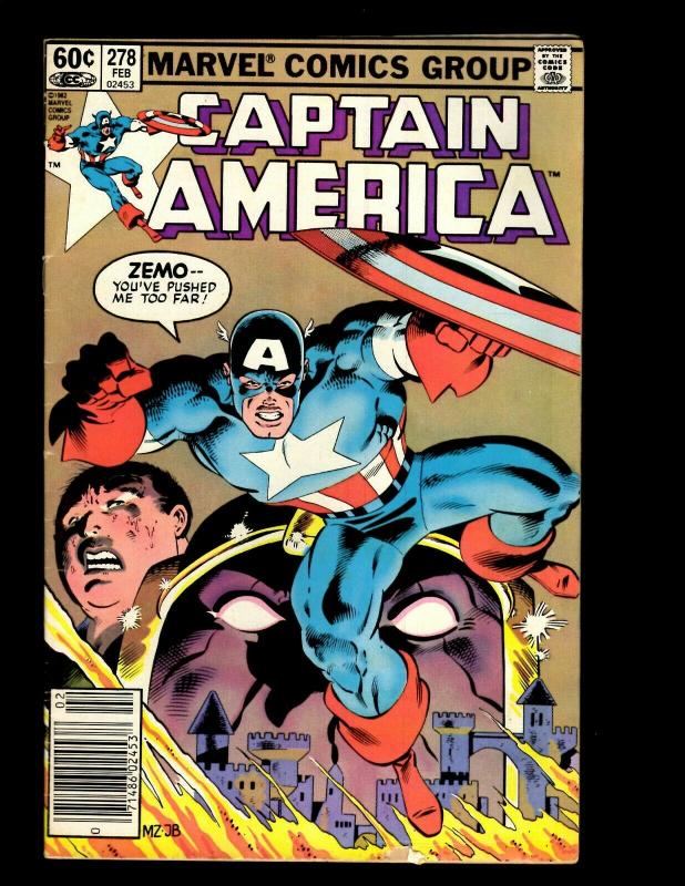 10 Cap America Comics # 228 264 269 271 272 276 277 278 279 280 EK13