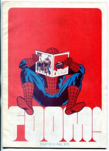 FOOM fanzine #3 1974- infinity cover- spider-man marvel comics FN