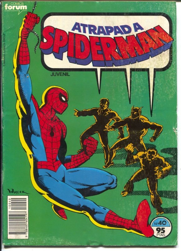 Spiderman #40 1984-Marvel-foreign language-Stan Lee-Roger Stern-G/VG 