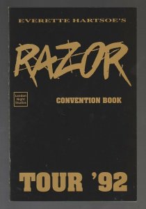 1992 RAZOR Convention Book #1 Tour '92 VF- 7.5  / Fisherman Collection
