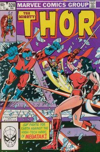 Thor #328 VF/NM ; Marvel | 1st Appearance Megatak