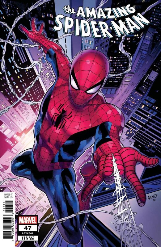 Amazing Spider-man #47 25 Copy Incv Greg Land Var Marvel Comic Book 2024