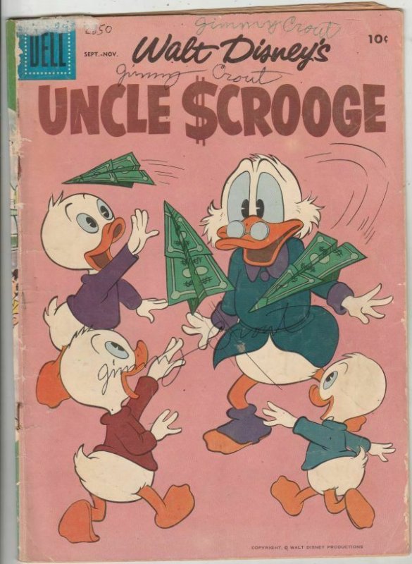 Uncle Scrooge, Walt Disney #23 (Sep-58) FR/GD Affordable-Grade Uncle Scrooge