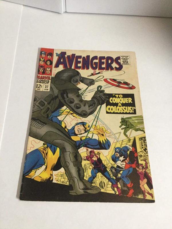 Avengers 37 Vg+ Very Good+ 4.5 Marvel Comics Silver Age