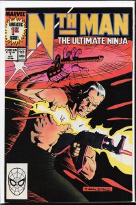 Nth Man the Ultimate Ninja #2 Direct Edition (1989) Nth Man