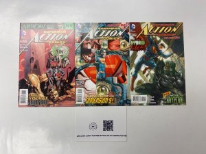 3 Superman Action Comics DC comic books #17 18 20 15 KM8