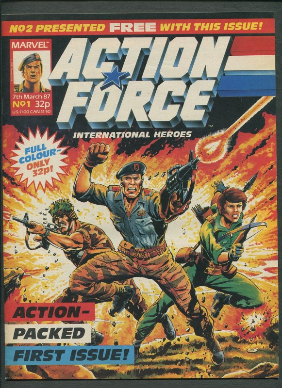 Action Force Magazine #1 (GI Joe)   / VFN  / 1987