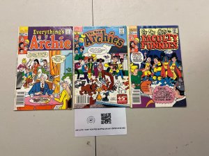 3 Archie Comics Everything Archie #129 New Archie #2 Faculty Funnies #5 89 JW12