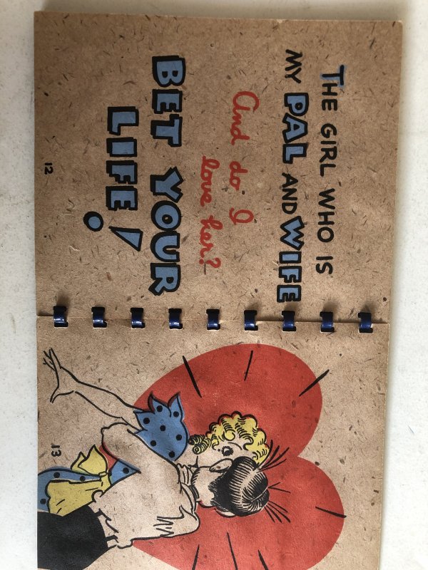 Dagwood and Blondie-A Valentine for my wife.VG,5x5.75size