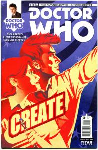 DOCTOR WHO #5 A, NM, 10th, Tardis, 2014, Titan, 1st, more DW in store, Sci-fi