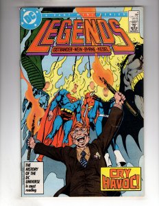 Legends #4 (1987) VF/NM John Byrne Story & Art!   / EBI#2