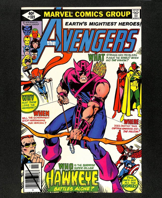 Avengers #189