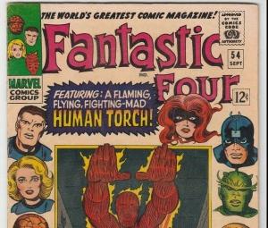 Fantastic Four #54 strict FN/VF+ 7.5 High-Grade Appear- The Inhumas, Black Bolt