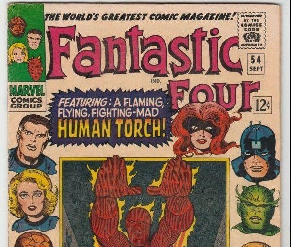 Fantastic Four #54 strict FN/VF+ 7.5 High-Grade Appear- The Inhumas, Black Bolt