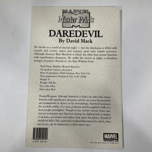 MARVEL MASTER PRINTS DAREDEVIL NY DAVID MACK SIGNED 2001