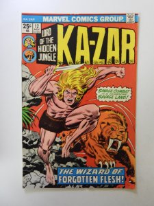 Ka-Zar #12 Regular Edition (1975) FN/VF condition