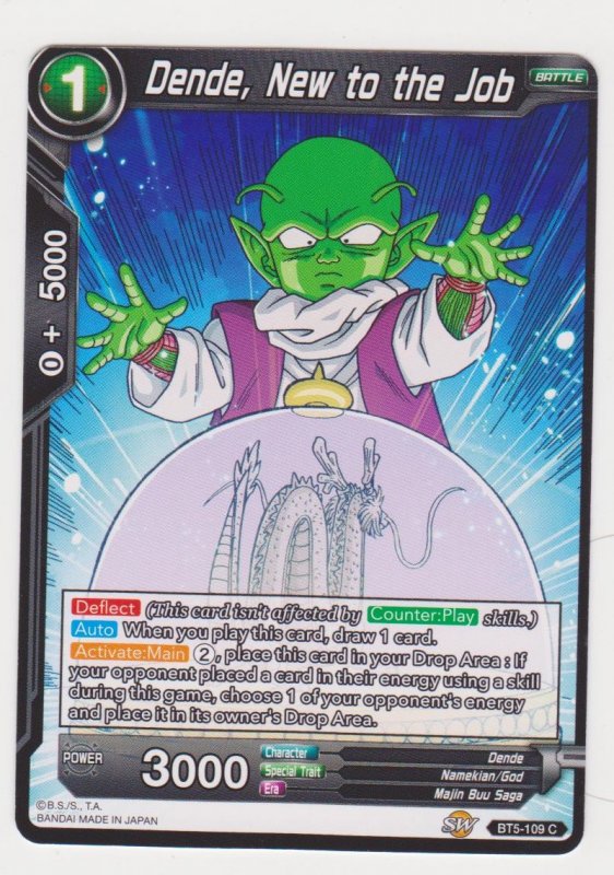 Dragon Ball Super CCG - Miraculous Revival - Dende New to the Job