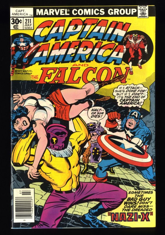 Captain America #211 NM+ 9.6 Kirby cover and Art!