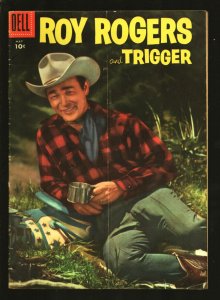 Roy Rogers and Trigger #101 1956-Photo cover-Trigger solo story- Dell-VG-