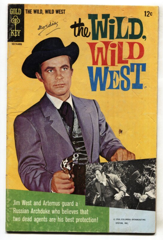 WILD WILD WEST #3-1968-GOLD KEY-PHOTO COVER VG