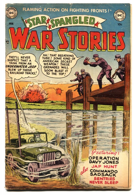 STAR SPANGLED WAR STORIES #6-1953-korean war-DC WAR COMIC-GOLDEN AGE