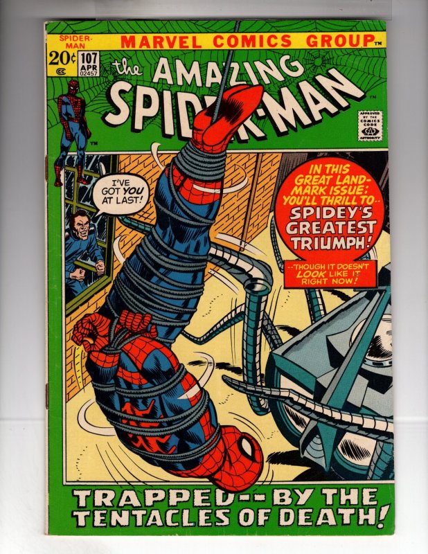 The Amazing Spider-Man #107 (1972)   / MC#102