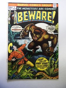 Beware! #1 (1973) VG/FN Condition