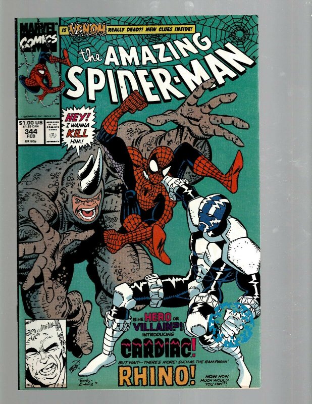 Amazing Spider-Man # 344 NM Marvel Comic Book Venom Green Goblin Gwen MJ TW67