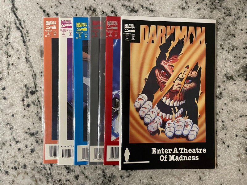 Lot Of 6 Darkman Marvel Comic Books # 1 2 3 4 5 6 NM 1st Prints Madness 70 J801 