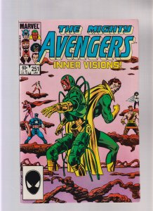 Avengers #251 - Inner Visions! (7.0/7.5) 1985