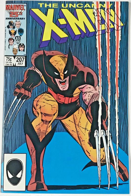 UNCANNY X-MEN#207 VF/NM 1986  MARVEL COMICS